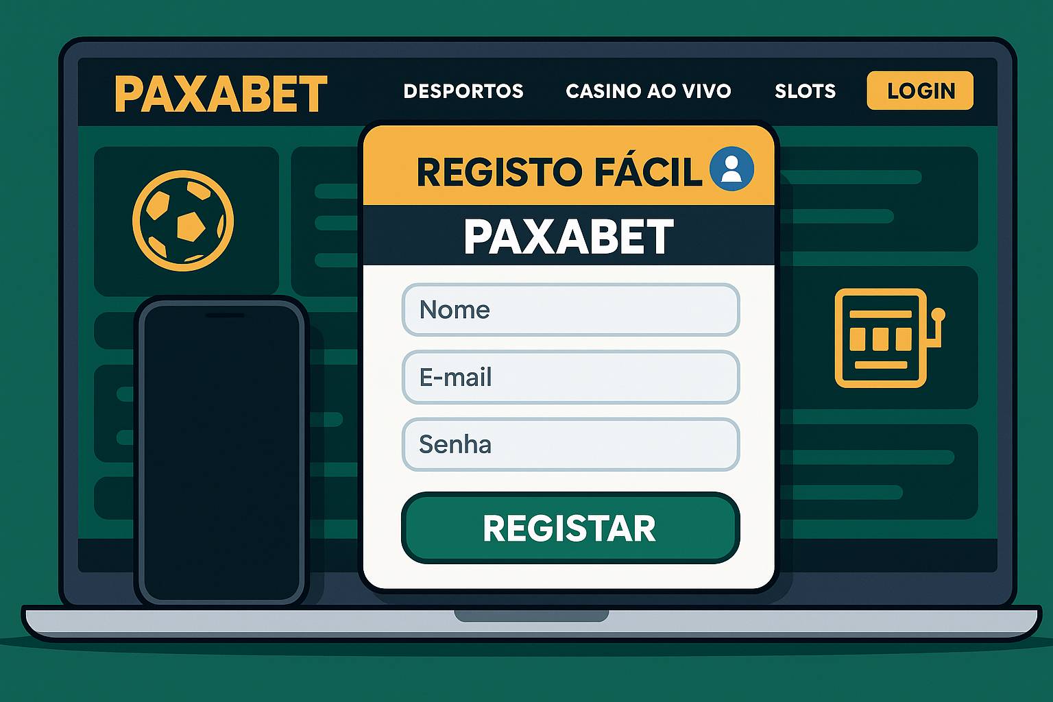 Não Perca tempo, o rRgistro na site PAXABET